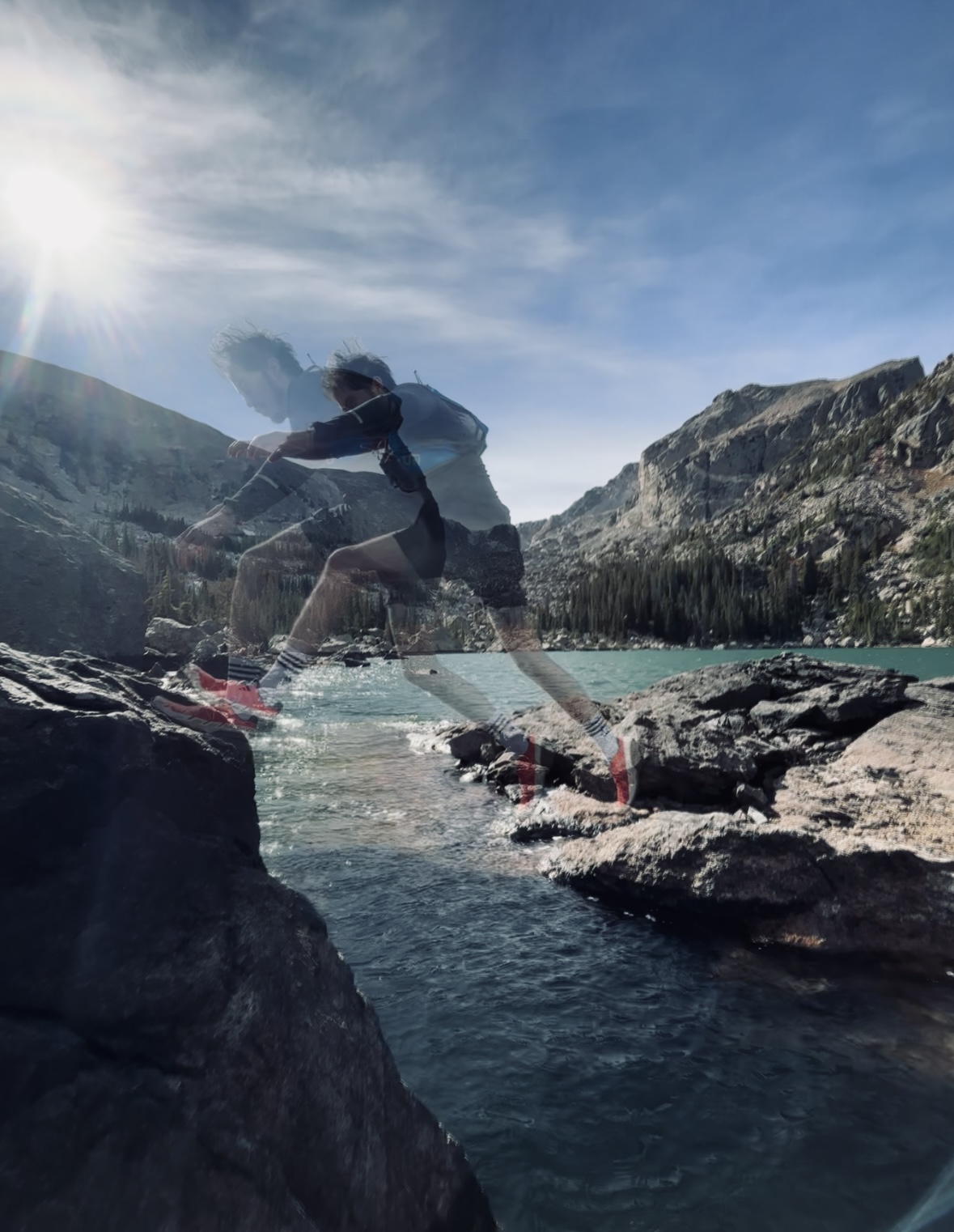 Guy jumping